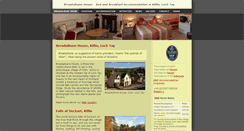 Desktop Screenshot of breadalbanehouse.com